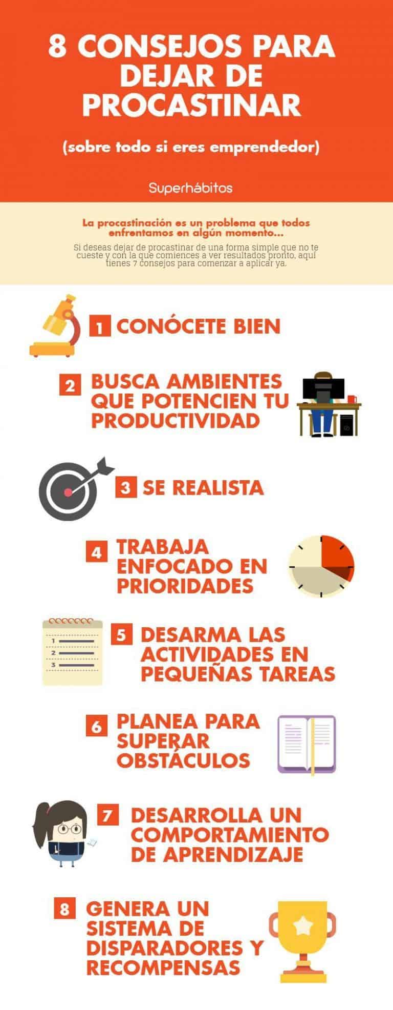 8 Consejos Para Dejar De Procastinar - Superhábitos