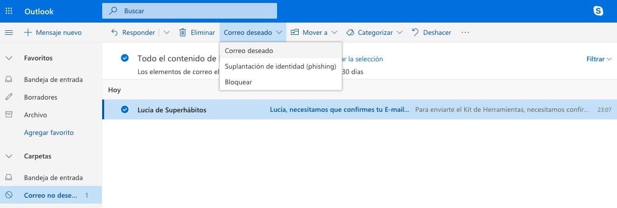 Hotmail Correo Deseado